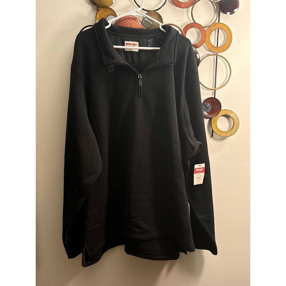 Men’s Wrangler 3x knitted quarter zip sweatshirt NWT